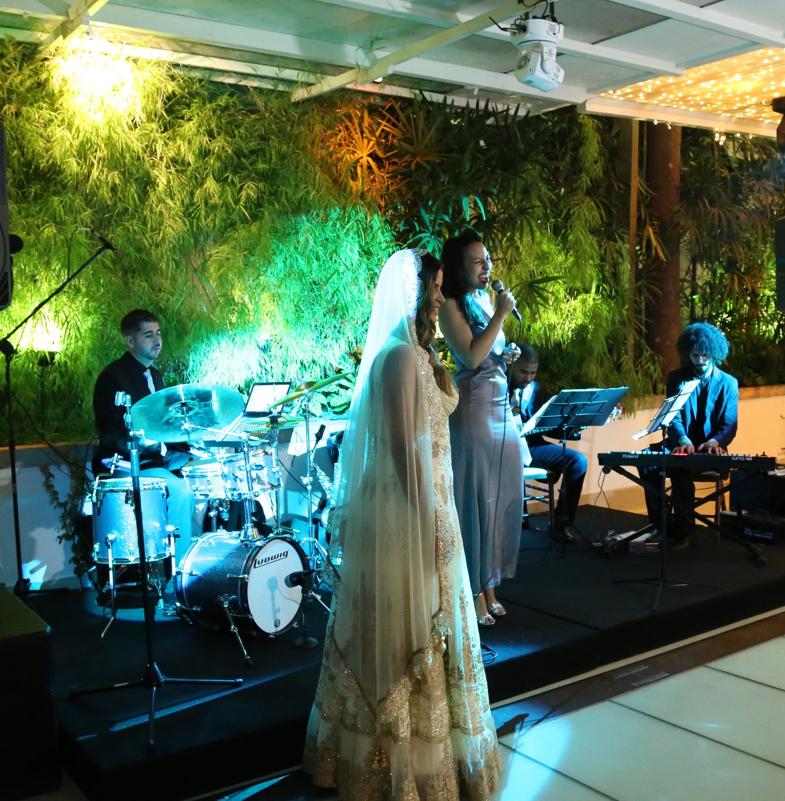 Wedding ceremony with live music by Sunset Jazz